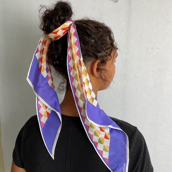 Evan Picone womens scarf accessory purse twilly coquette core hair bow - Picture 3 of 6